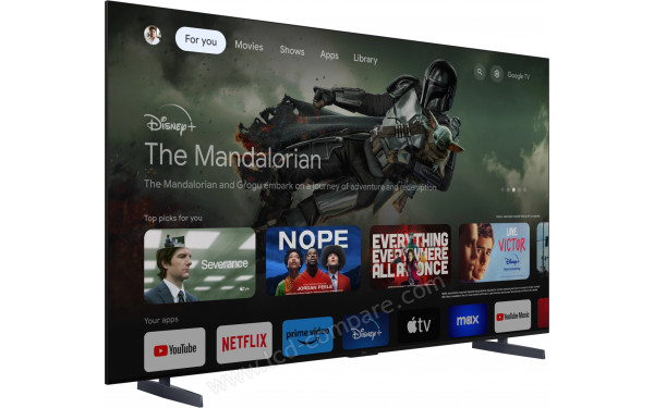 TCL 85XMQLED98 - Vue 3/4 gauche