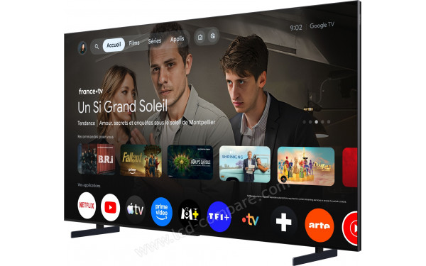 TCL 98A400U - Vue 3/4 droite