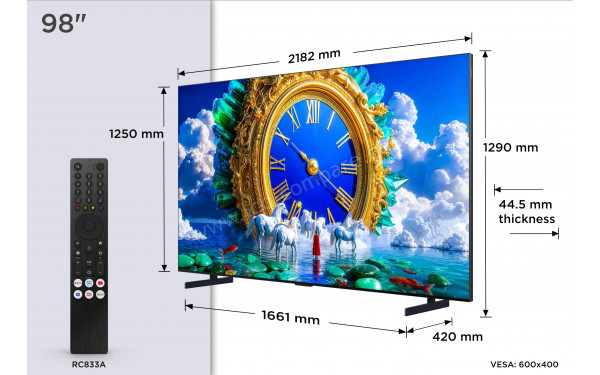 TCL 98A400 - Multi-vues