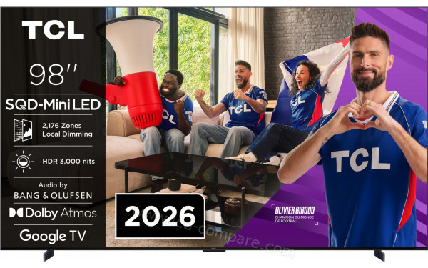 TCL 98C79L - Vue de face