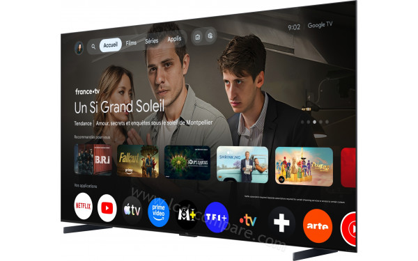 TCL 98C79L - Vue 3/4 droite