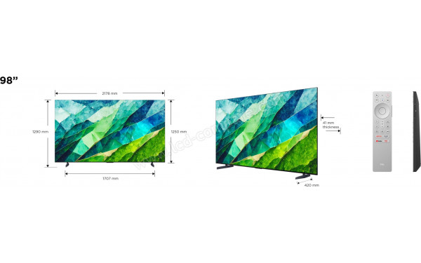 TCL 98C89B - Multi-vues + T&eacute;l&eacute;commande
