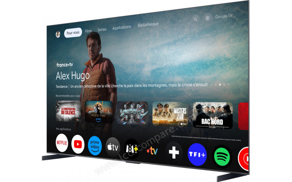 TCL 98C8K - Vue 3/4 droite