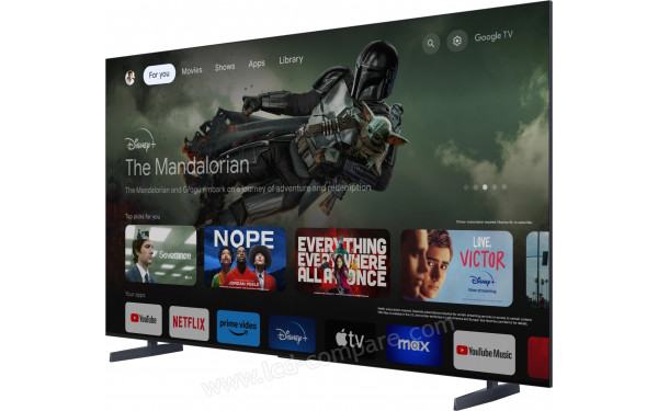 TCL 98C955 - Vue 3/4 droite