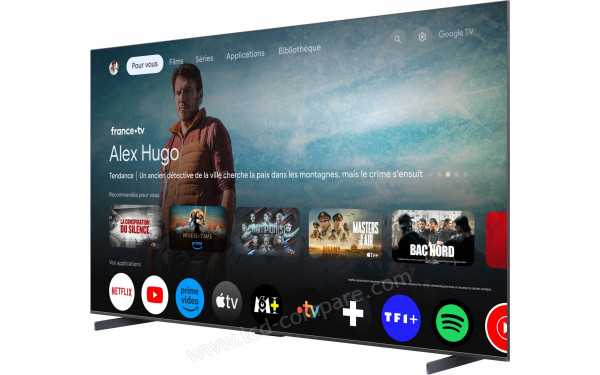 TCL 98MQLED85 - Vue 3/4 droite