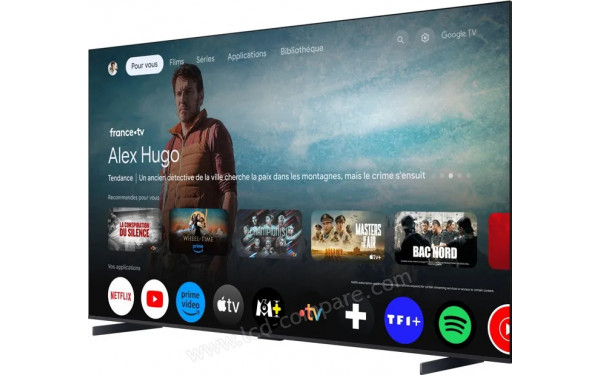 TCL 98T8B - Vue 3/4 droite