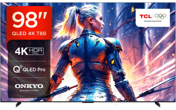TCL 98T8B - Vue de face