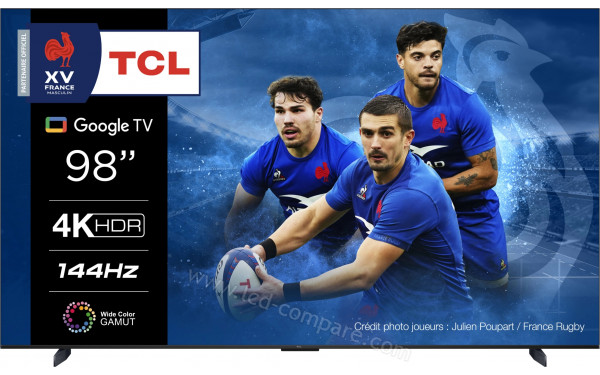 TCL 98UHD870 - Vue de face