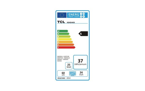 TCL H24E4453 - &Eacute;tiquette &eacute;nergie