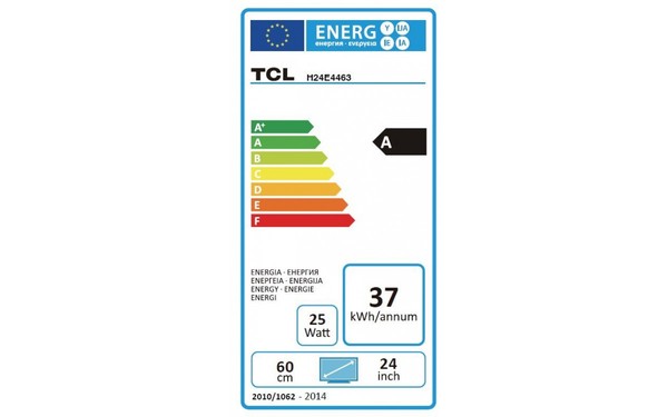 TCL H24E4463 - &Eacute;tiquette &eacute;nergie