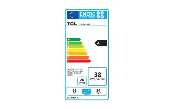 TCL L24E4333F - &Eacute;tiquette &eacute;nergie