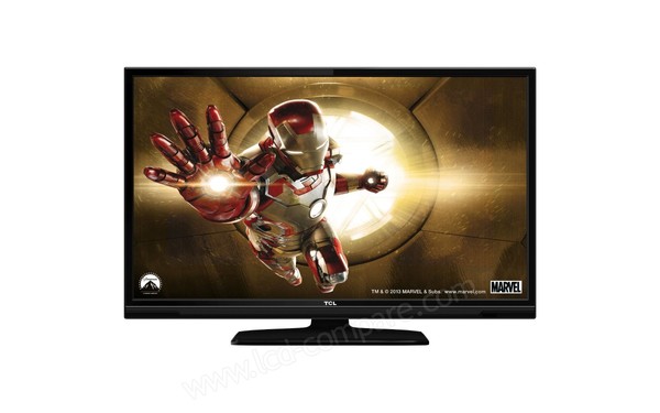TCL L39E3000FC DVD Avengers - Vue de face