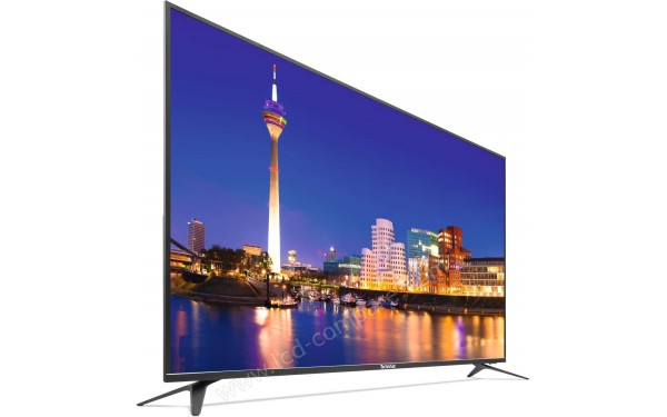 TECHNISAT MonitorLine UHD 55 - Vue 3/4 gauche