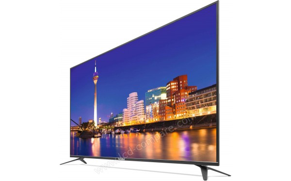 TECHNISAT MonitorLine UHD 55 - Vue 3/4 droite