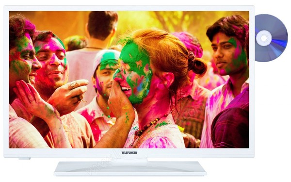 TELEFUNKEN L28H272I3D Blanc - Vue de face