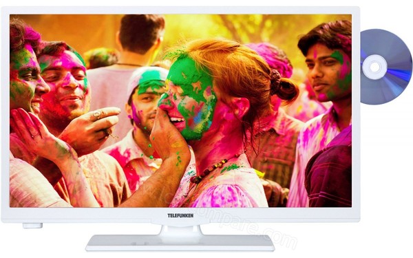 TELEFUNKEN XH24A100D Blanc - Vue de face