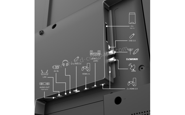 THOMSON 100QG7S14 - Connectiques