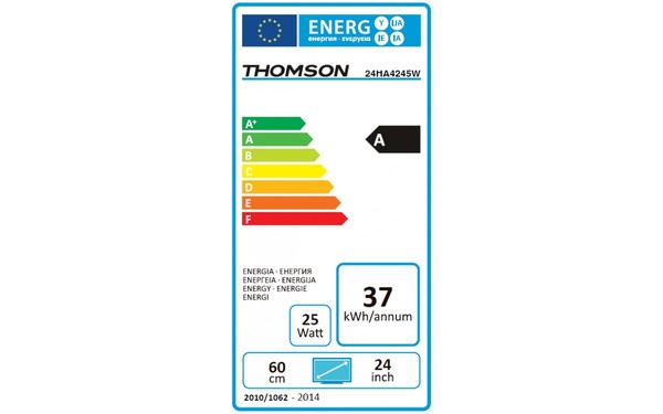 THOMSON 24HA4245W - &Eacute;tiquette &eacute;nergie