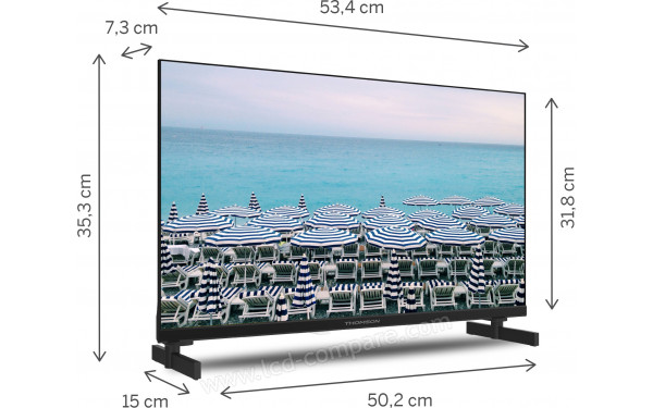 THOMSON 24HD2S13 - Vue 3/4 gauche