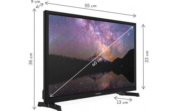 THOMSON 24HF2S35 - Vue 3/4 gauche