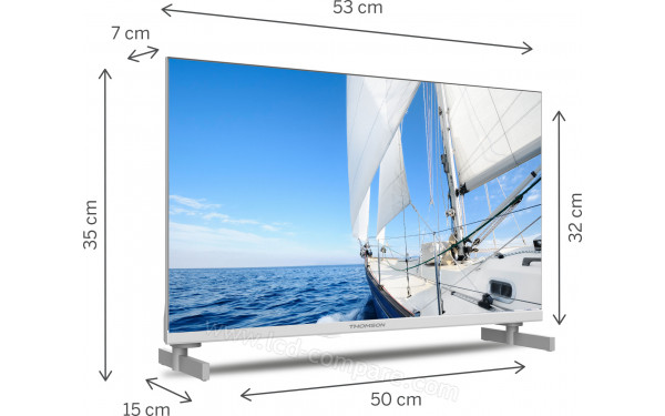 THOMSON 24HG2S15CW - Vue 3/4 gauche