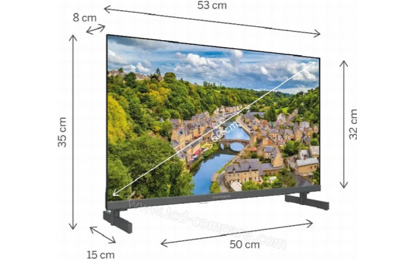 THOMSON 24HQG3S15C - Vue 3/4 gauche