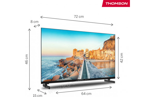 THOMSON 32FG2S15C - Vue 3/4 gauche