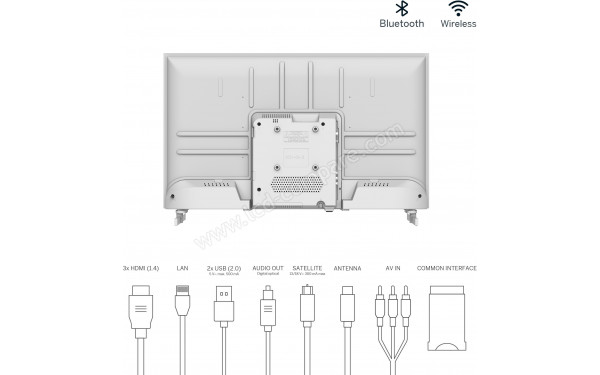 THOMSON 32HA2S13W - Vue de l'arri&egrave;re