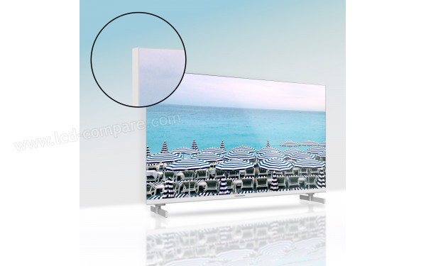 THOMSON 32HD2S13W - Zoom sur le coin sup&eacute;rieur gauche