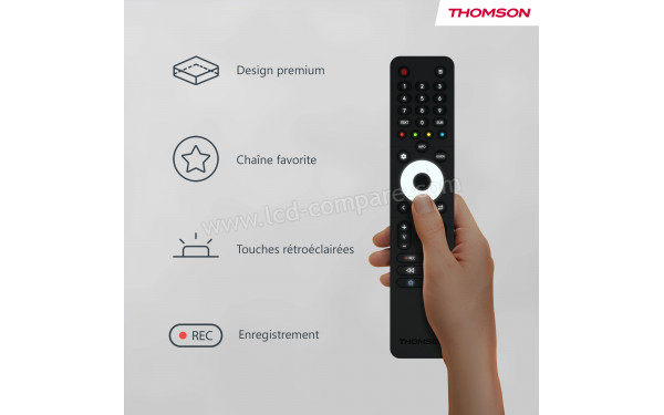 THOMSON 32HD2S13W - T&eacute;l&eacute;commande