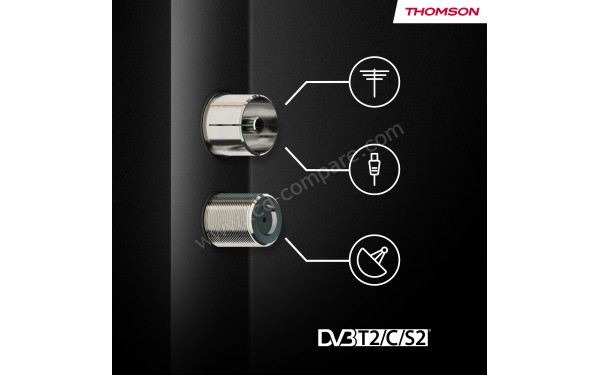 THOMSON 32HD2S13W - Connectiques