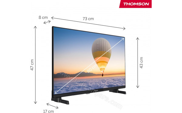 THOMSON 32HT2S35 - Vue 3/4 gauche