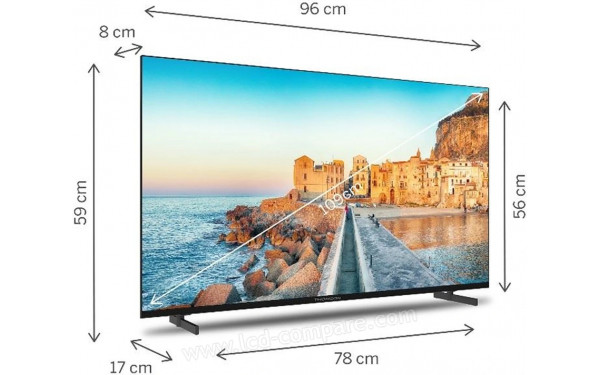 THOMSON 40FG2S15 - Vue 3/4 gauche