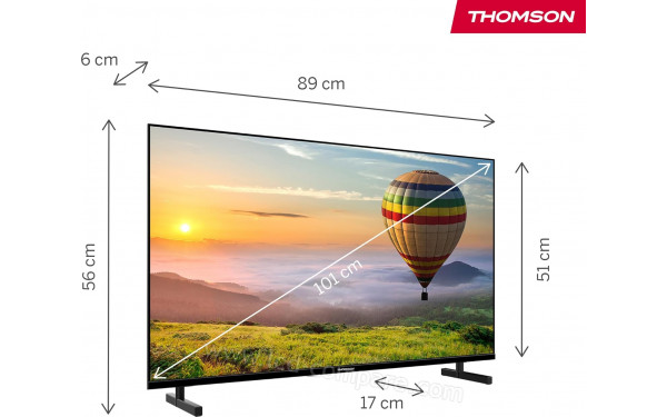 THOMSON 40FT2S15 - Vue 3/4 gauche