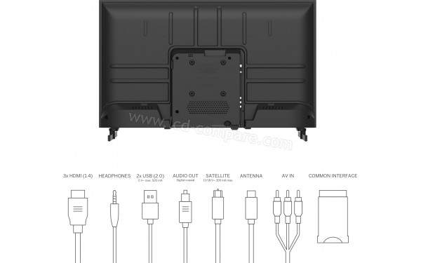 THOMSON 43FD2S13 - Vue de l'arri&egrave;re