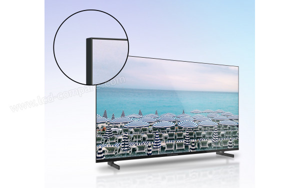 THOMSON 43FD2S13 - Zoom sur le coin sup&eacute;rieur gauche