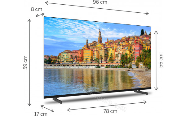 THOMSON 43FG2S14 - Vue 3/4 gauche