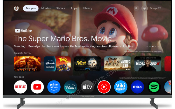 THOMSON 43FQG3S15 - Vue de face