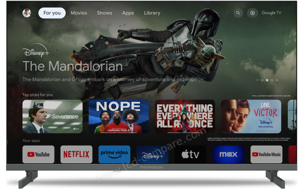 THOMSON 43QG4S14 - Vue de face