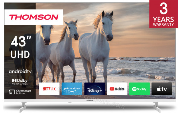 THOMSON 43UA5S13W - Vue de face