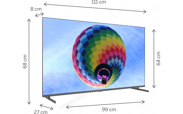 THOMSON 50QG4S14 - Vue 3/4 gauche