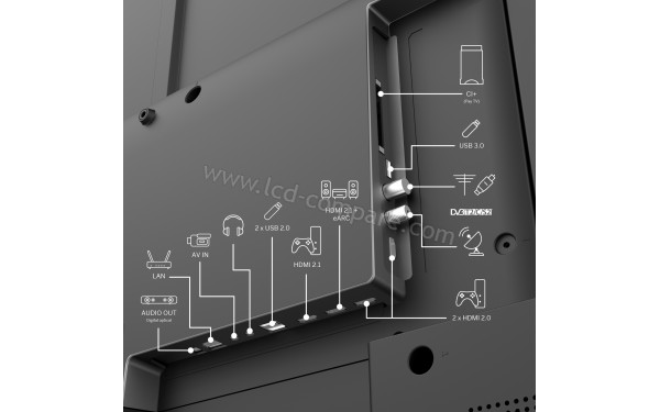 THOMSON 50QG6C14 - Connectiques