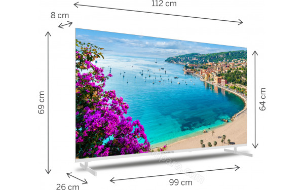 THOMSON 50UA5S13W - Vue 3/4 gauche