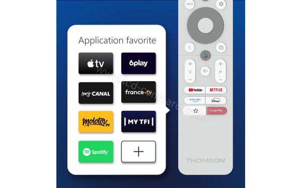 THOMSON 50UA5S13W - T&eacute;l&eacute;commande