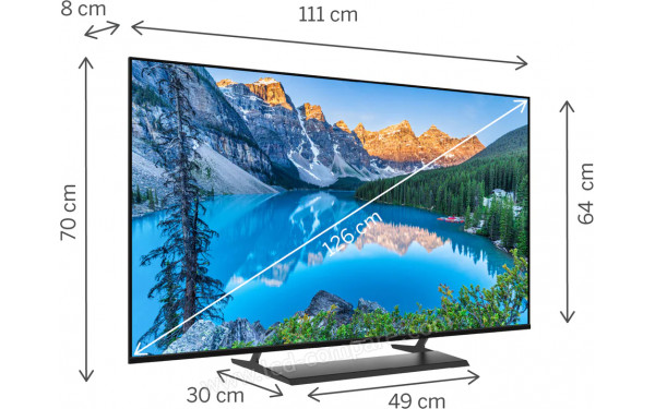 THOMSON 50UG5X15 - Vue 3/4 gauche