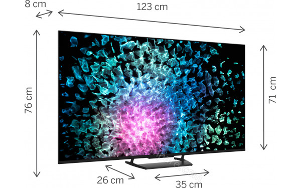 THOMSON 55MG7C15 - Vue 3/4 gauche