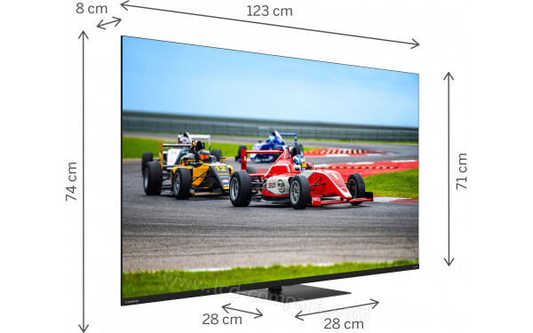 THOMSON 55QG7C14 - Vue 3/4 gauche