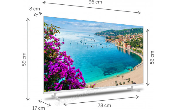 THOMSON 55UA5S13W - Vue 3/4 gauche