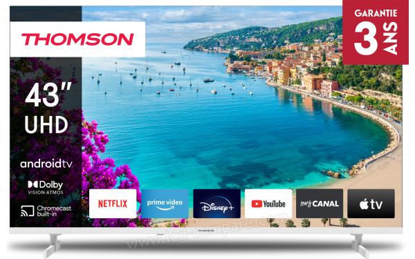 THOMSON 55UA5S13W - Vue de face