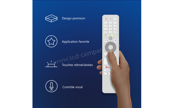 THOMSON 55UA5S13W - T&eacute;l&eacute;commande